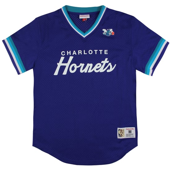 Mitchell & Ness Charlotte Hornets Special Script Mesh Mens T-Shirt