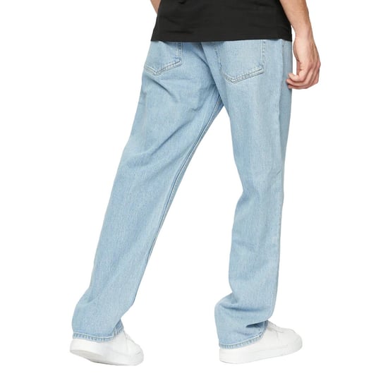 Crosshatch Heren Tillman Stone Wash Baggy Jeans (Licht) - Image 2