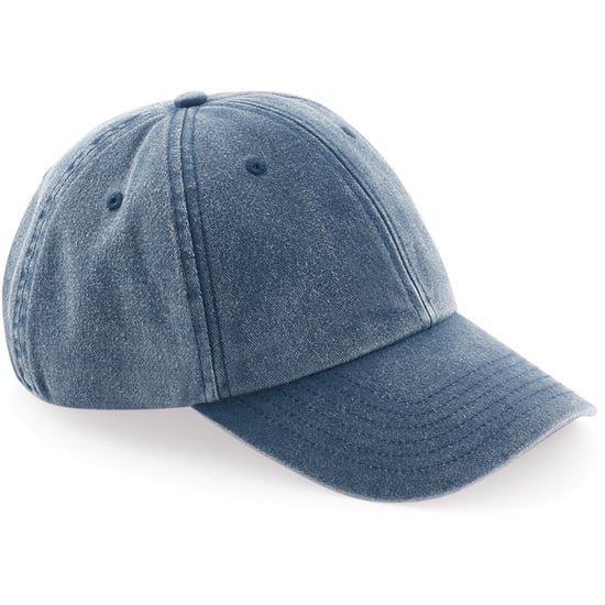Beechfield Unisex Low Profile Vintage Denim-Look Cap (Vintage Denim)