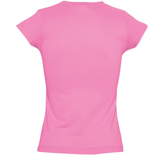 SOLS Dames/dames Maan V Hals T-Shirt met korte mouwen (Orchideeënroze) - Image 2