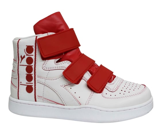 Diadora MI Basket Mens White/Red Trainers