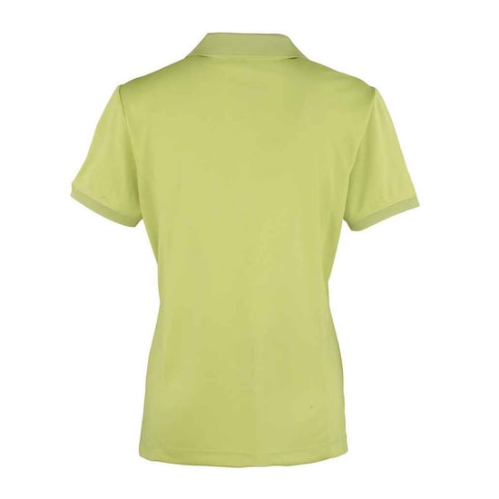 Premier Womens/Ladies Coolchecker Pique Polo Shirt (Lime)