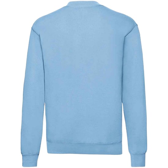 Fruit of the Loom Heren Klassiek 80/20 Ingezet Sweatshirt (Hemelsblauw) - Image 2