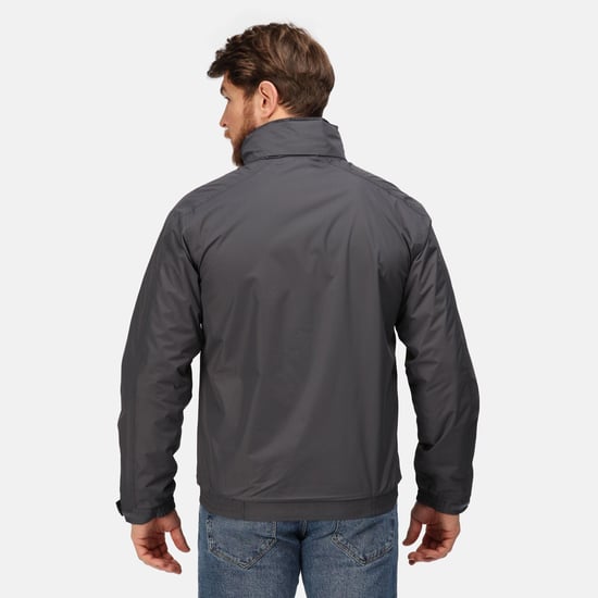 Regatta Dover Waterdicht Windproof Jasje (Thermo-Guard Isolatie) (Afdichting Grijs/Zwart) - Image 2