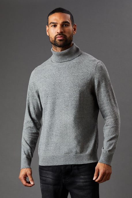 Cotton Rich Roll Neck Jumper - Image 1