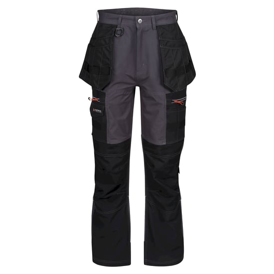 Regatta Heren Infiltrate Softshell Stretch Werkbroek (Strijkijzer/zwart) - Image 1