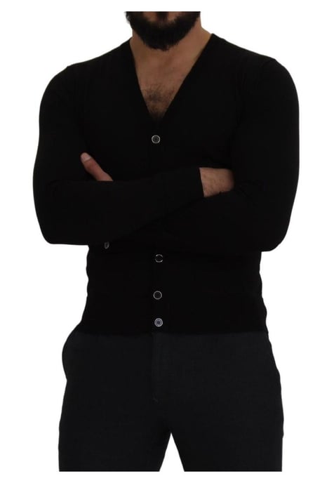 Button-down Wollen Vest Trui - Image 2