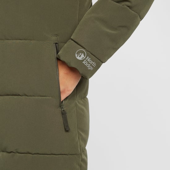 North Ridge Women's Long Line Roaming Water Repellent & Insulated Jacket with Hood