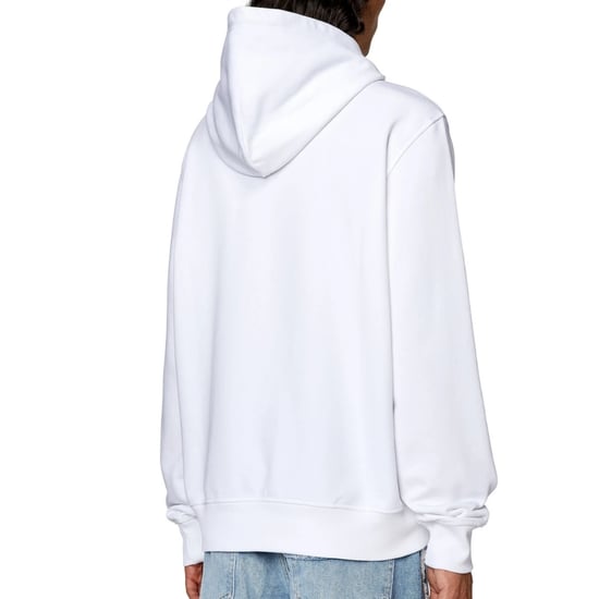 Diesel gescheurd logo witte hoodie - Image 2