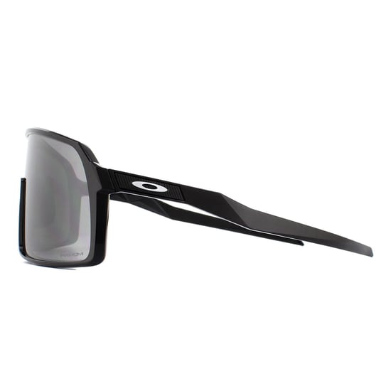Oakley Rectangle Mens Polished Black Prizm Black Sunglasses