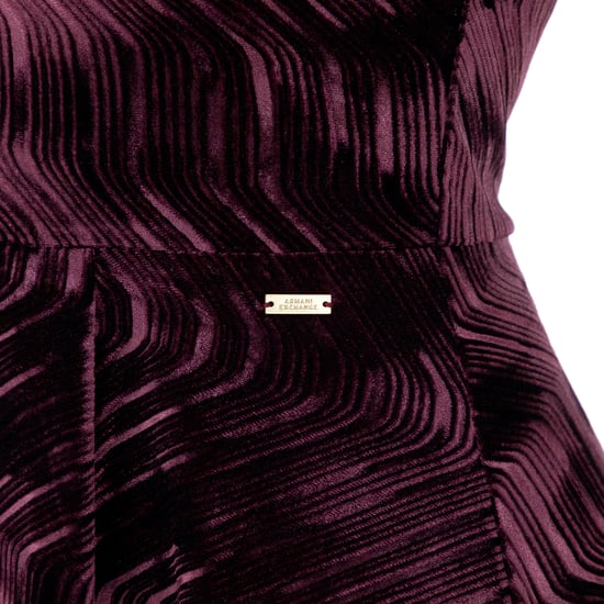 Armani Exchange Women Dress Half sleeve Violet