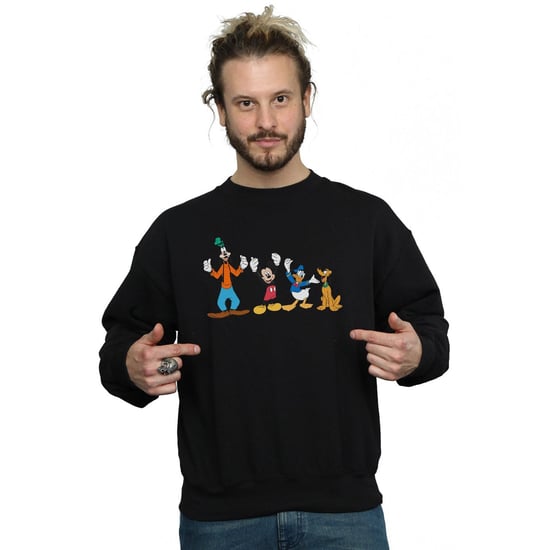 Disney Heren Mickey Mouse Friends Sweatshirt (Zwart) - Image 2