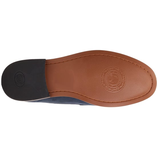 Base London Garfield Leder Heren Navy Loafers - Image 3