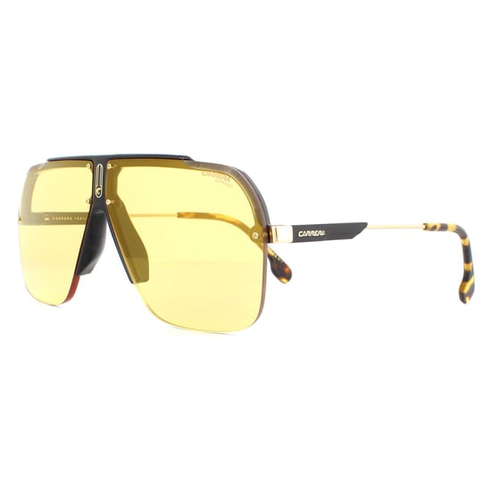 Carrera Sunglasses 1031/S 71C/ET Black Yellow Gold Mirror