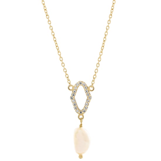 Orphelia 'Normandië' Dames 925 Sterling Zilveren Hangertje met Ketting - Goud ZK-7574/G - Image 1
