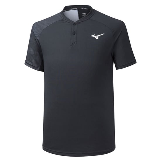 Mizuno Shadow Mens Black Polo Shirt