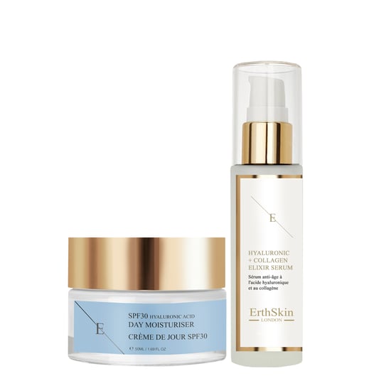 SPF 30 Hydrozuur Dagcrème 50ml + Hydrozuur & Collageen Serum - 60ml - Image 1