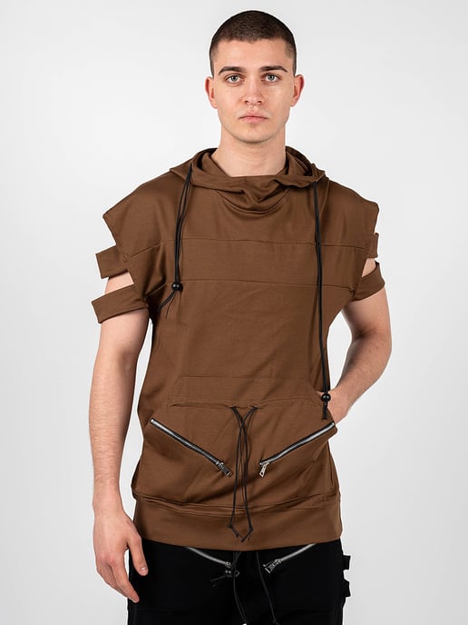 La Haine Inside Us blouse Poeti Mannen bruin - Image 4
