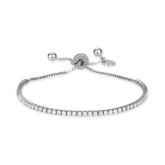 Luxenter 925 Sterling zilveren armband met gerhodineerde briljant zirkonia - Kileh - Image 1