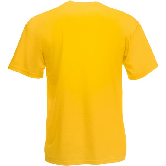 Fruit Of The Loom Heren Valuegewicht V-hals, T-shirt met korte mouwen. (Zonnebloem) - Image 2