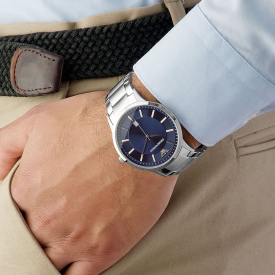 Emporio Armani Renato Men's Silver Watch AR11180