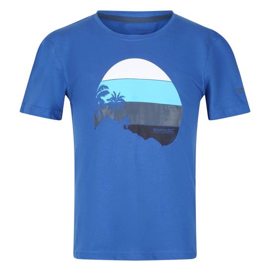 Regatta Kinderen/Kinderen Bosley III Bedrukt T-shirt (Nautisch Blauw) - Image 1