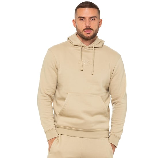 Enzo | Mens Pullover Hoodie - Stone