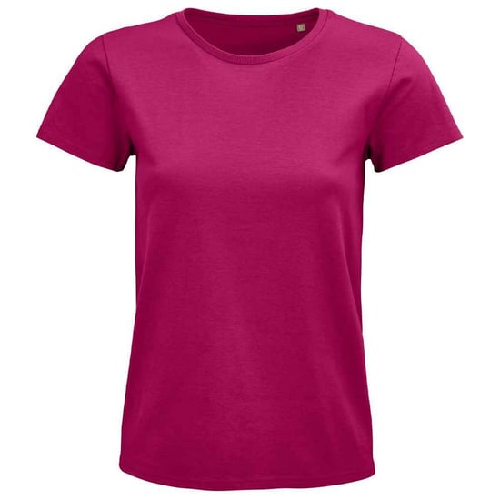 SOLS Dames/Dames Pioneer Organic T-shirt (Fuchsia) - Image 1