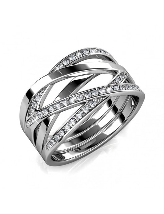 Kriskras Ring - Oostenrijks Kristal - Image 1