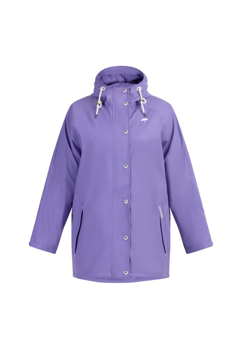 Schmuddelwedda Grote maat regenjas bridgeport Dames LILA-280 - Image 1