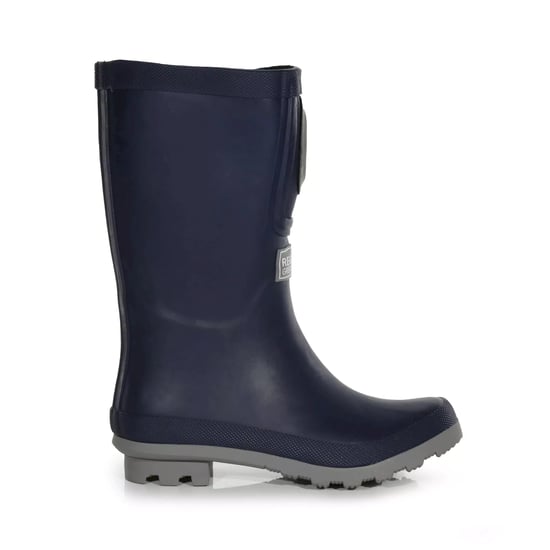 Regatta Childrens/Kids Fairweather Shine Brite Light Wellington Boots (Navy/Storm Grey)
