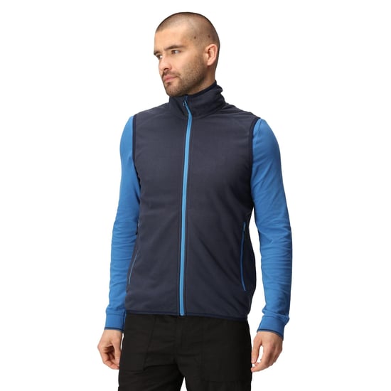 Regatta Mens Navigate Fleece Gilet (Navy/French Blue)