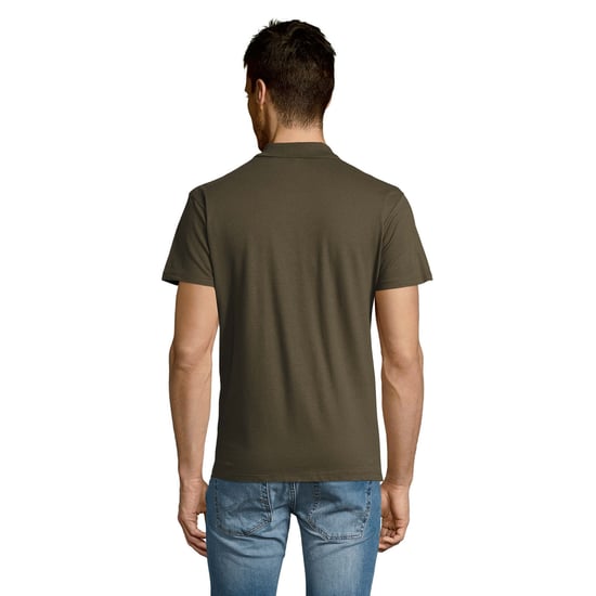SOLS Mens Summer II Pique Short Sleeve Polo Shirt (Army)