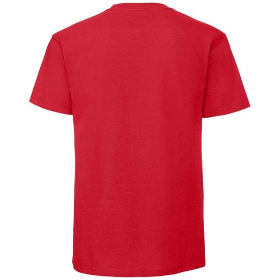 Fruit Of The Loom Heren Ringgesponnen Premium T-Shirt (Rood) - Image 2