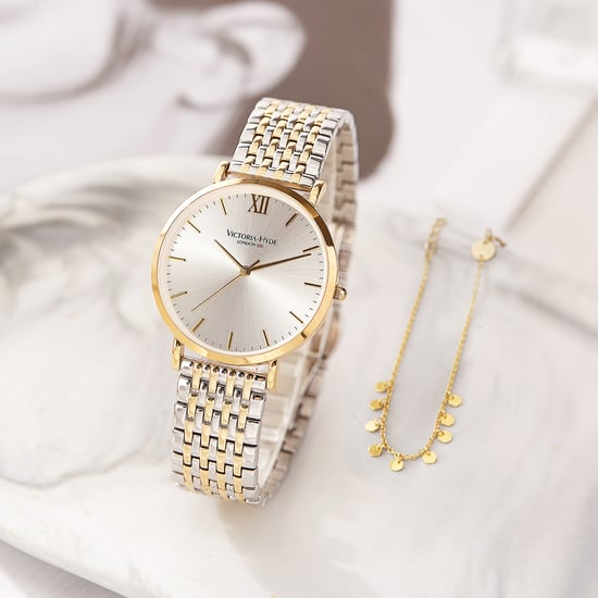 Victoria Hyde Primrose Horloges Classic Bicolor Goud Zilver - Image 2