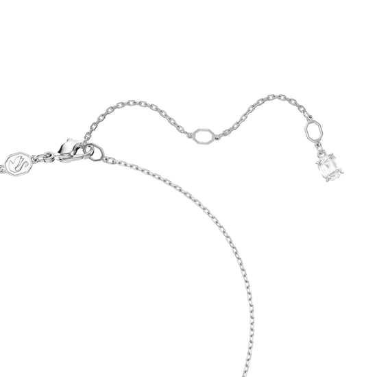 Swarovski 'Ss25 Capsule' Dames Basis Metalen Set: Ketting + Oorbellen - Zilver 5720849 - Image 3