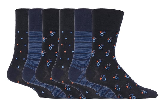 6 paar sokken zonder elastiek herensokken met zachte grip 39-45 Uk - SOMRJ582 - Image 1