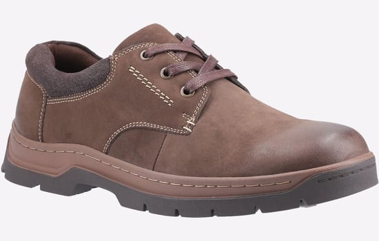 Cotswold Thickwood Nubuckleren Heren Bruine Veterschoenen - Image 2