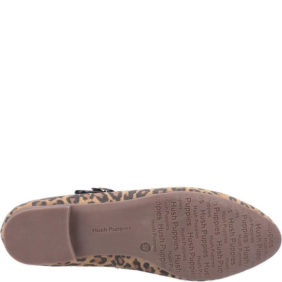 Hush Puppies Dames/dames Melissa Leopard Suede Mary Janes (Bruin/zwart) - Image 4