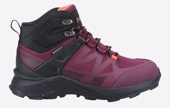Cotswold Horton Netten Dames Bordeauxrode Wandelschoenen - Image 1