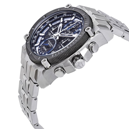 Bulova Precisionist / Champlain Heren Silver Watch 98B316 - Image 3