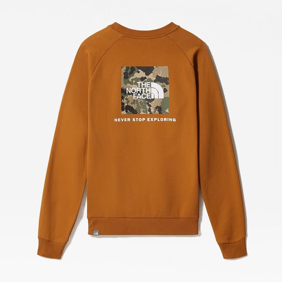 The North Face Raglan Back Box Heren Crewneck Sweatshirt Tan - Image 4