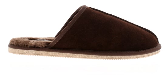 Hush Puppies Coady Suède Heren Bruine Pantoffels - Image 4
