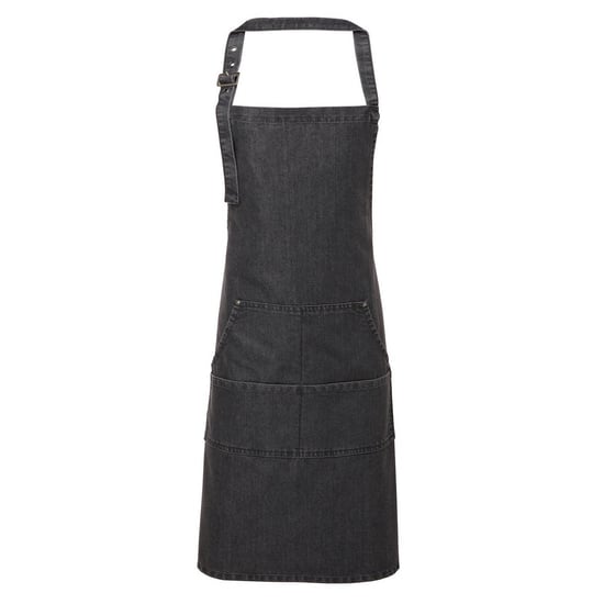 Premier Unisex Adult Twill Full Apron (Black Denim)