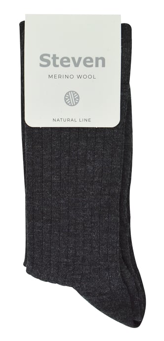 Steven - Dames 1 Paar Originele Merino Wollen Sokken - Outdoor Boot Sokken - Donker Grijs - Image 2