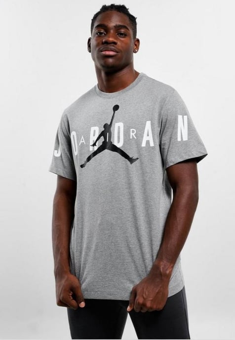 Nike Air Jordan Stretch T Shirt in Grey
