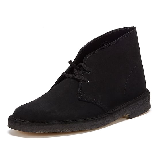 Clarks Originals Desert Suede Heren Zwart Laarzen - Image 3