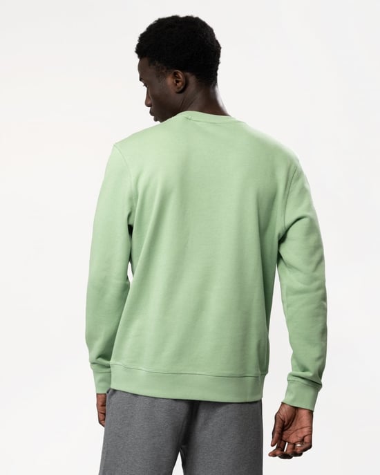 BOSS Orange Westart Heren Crewneck Sweatshirt Met Logopatch - Image 4