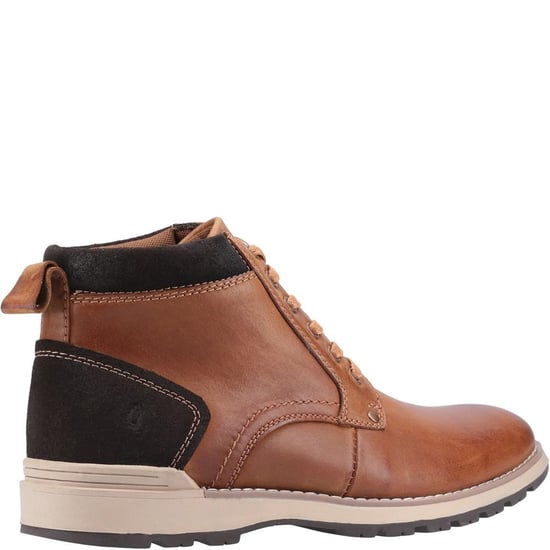 Hush Puppies Heren Dean Leren Laarzen (Tan) - Image 2