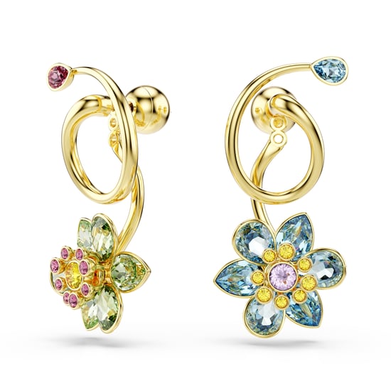 Swarovski 'Idyllia F Florere' Dames Vergulde Metalen Dangle Oorbellen - Goud 5709025 - Image 1